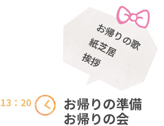 つるまき幼稚園の一日のスケジュール